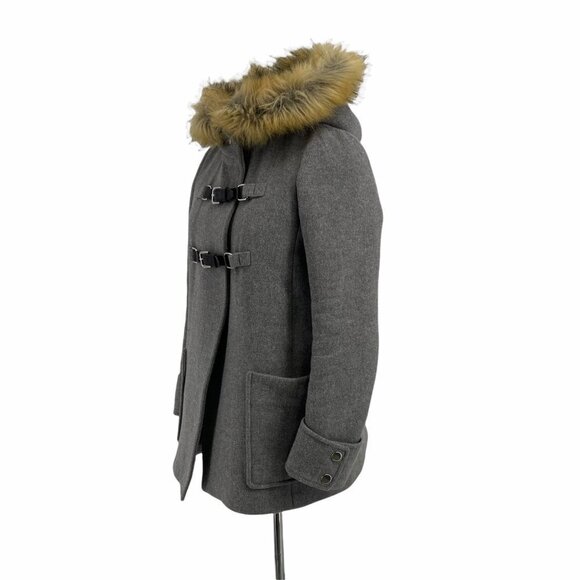 Maje designer coat Gray wool coat 36 small - Picture 3 of 9